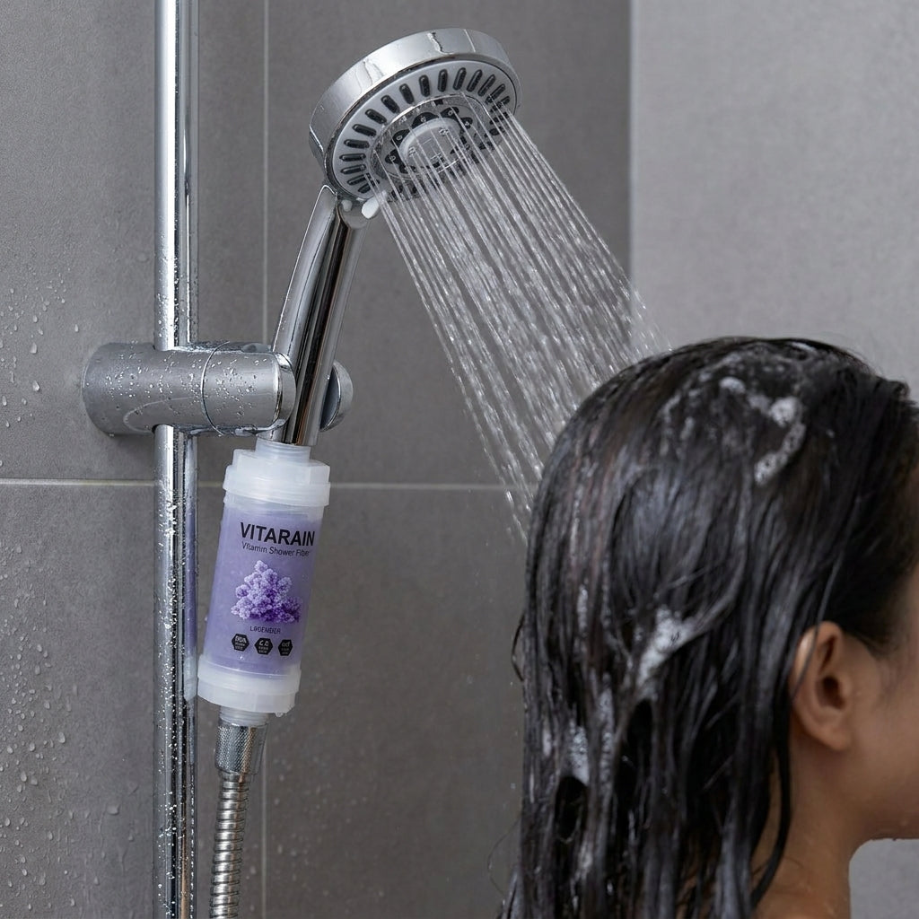 VITARAIN Korean Vitamin C Shower Filter | Lavender