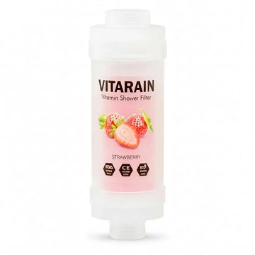 فلتر الشور الكوري بفيتامين C من فيتارين برائحة الفراولة لتقليل الكلور وتحسين ماء الشور, VITARAIN Korean Vitamin C Shower Filter in Strawberry scent for reducing chlorine and improving shower water