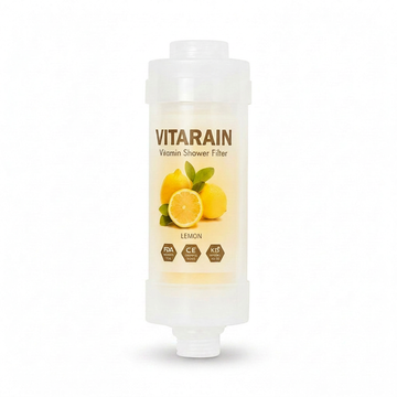 فلتر الشور الكوري بفيتامين C من فيتارين برائحة الليمون لتقليل الكلور وتحسين ماء الشور, VITARAIN Korean Vitamin C Shower Filter in Lemon scent for reducing chlorine and improving shower water