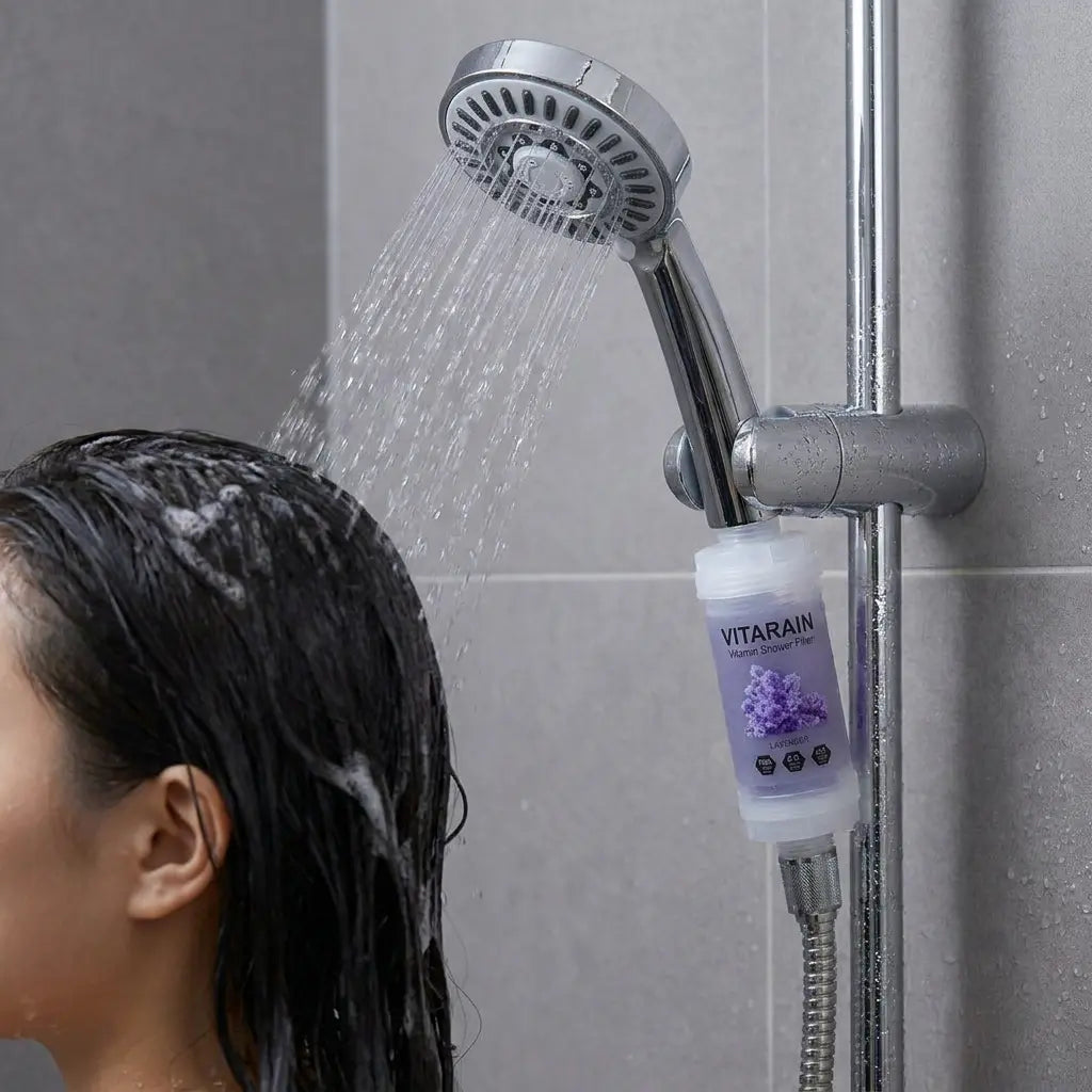 VITARAIN Korean Vitamin C Shower Filter | Lavender